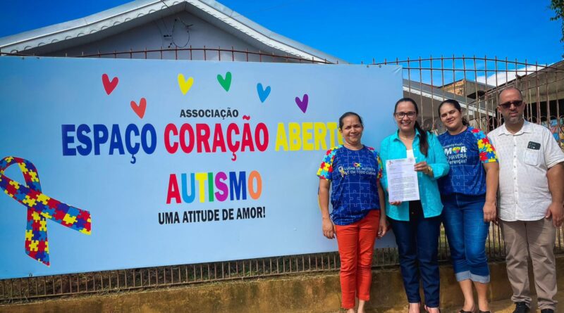 Rosangela Donadon destina R$ 130 mil para implantação de atendimento especializado a pessoas com TEA em Urupá