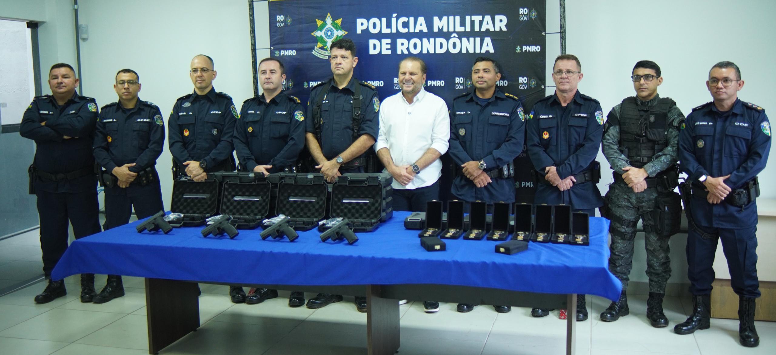 Recursos de Cirone Deiró garantem mais armas para a Polícia Militar de Rondônia - armas para Polícia Militar Rondônia
