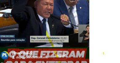 Deputado Coronel Chrisóstomo é o único de Rondônia a votar contra PEC do piso para assistência social - PEC piso assistência social