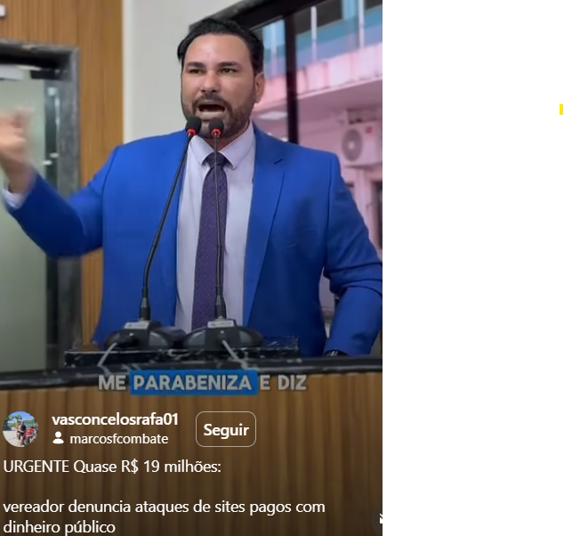 Vereador Marcos Combate denuncia esquema de ataques políticos na Secom de Porto Velho e anuncia investigação federal - denúncia vereador Marcos Combate Secom Porto Velho