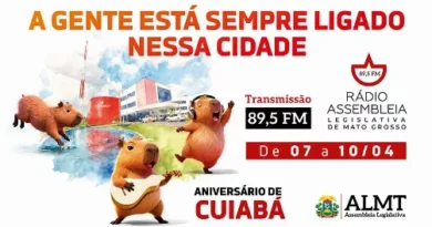 Aniversário de Cuiabá tem shows e transmissões ao vivo da Rádio Assembleia em comemoração dos 307 anos
