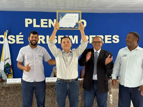 Deputado Eduardo Botelho recebe título de cidadão honorário em Figueirópolis d’Oeste - Eduardo Botelho título cidadão Figueirópolis d’Oeste