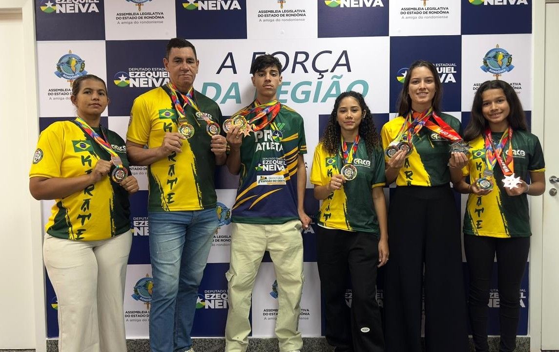 Dragões do Norte conquista 18 medalhas em competições internacionais de karatê com apoio de Ezequiel Neiva - Dragões do Norte karatê