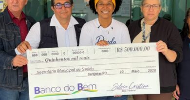 Cerejeiras recebe R$ 500 mil para a saúde e Sílvia Cristina diz que povo quer resultados