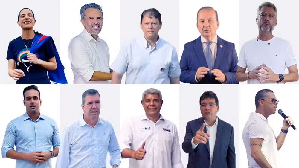 Governadores em busca de reeleição apostam em redes sociais para reforçar imagem e segurança pública - governadores reeleição redes sociais