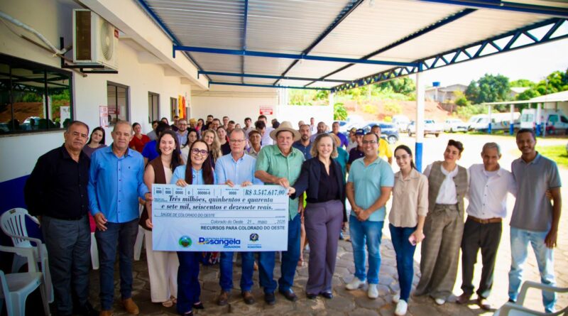 Rosangela Donadon garante mais de R$ 3,5 milhões para a saúde de Colorado do Oeste e reforça compromisso com a população