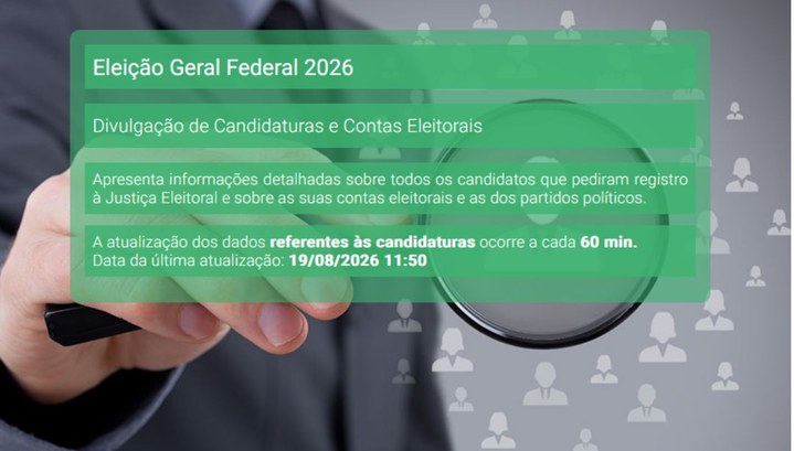 Você sabia que é possível consultar informações sobre as candidaturas?